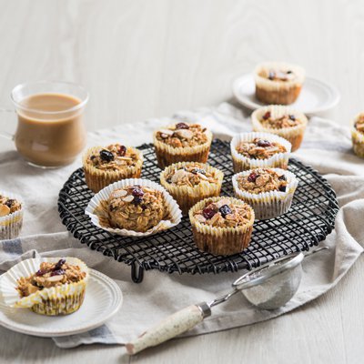 Copas de Avena y Almendras al Horno