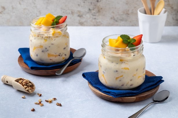 Mangoes with Cream