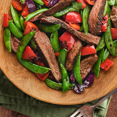 Grilled Skirt Steak with Cabbage and Soy-Lime Sauce