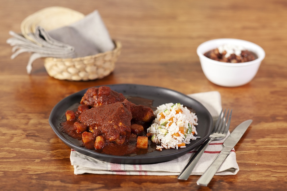 Pollo Marinado con Papas