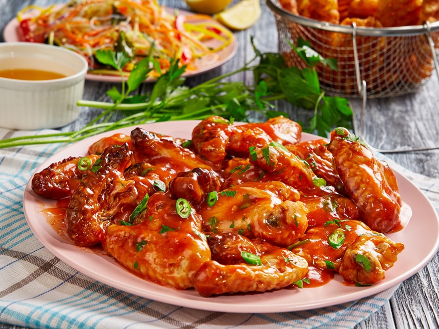 Alitas de Pollo de Chile Dulce