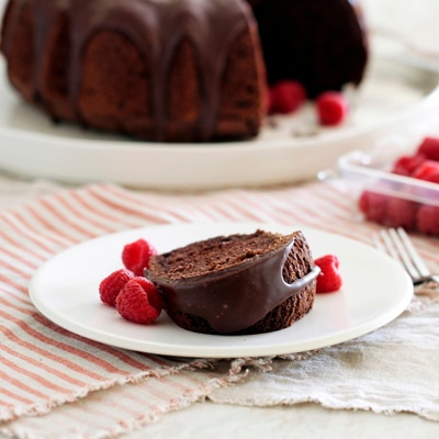 Chocolate Mocha-Kissed Bundt Cake