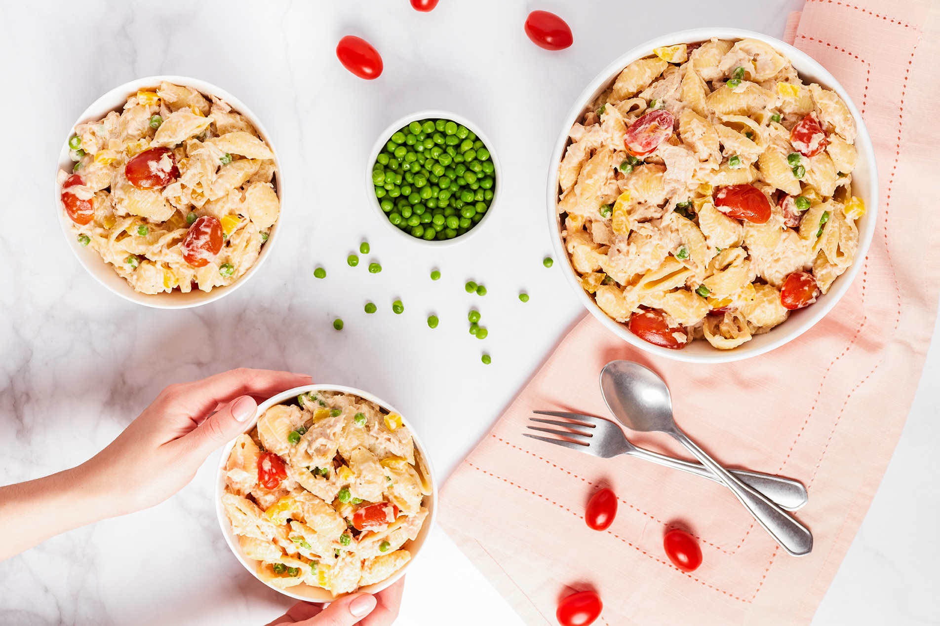 Creamy Tuna & Vegetable Pasta