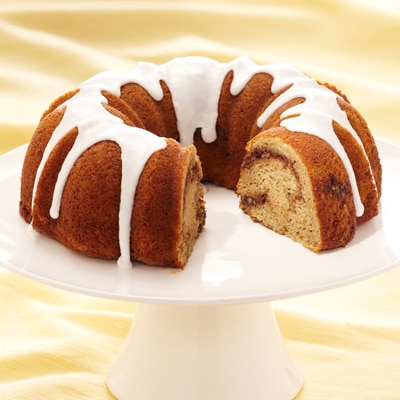 Pastel Bundt de Café con Glaseado