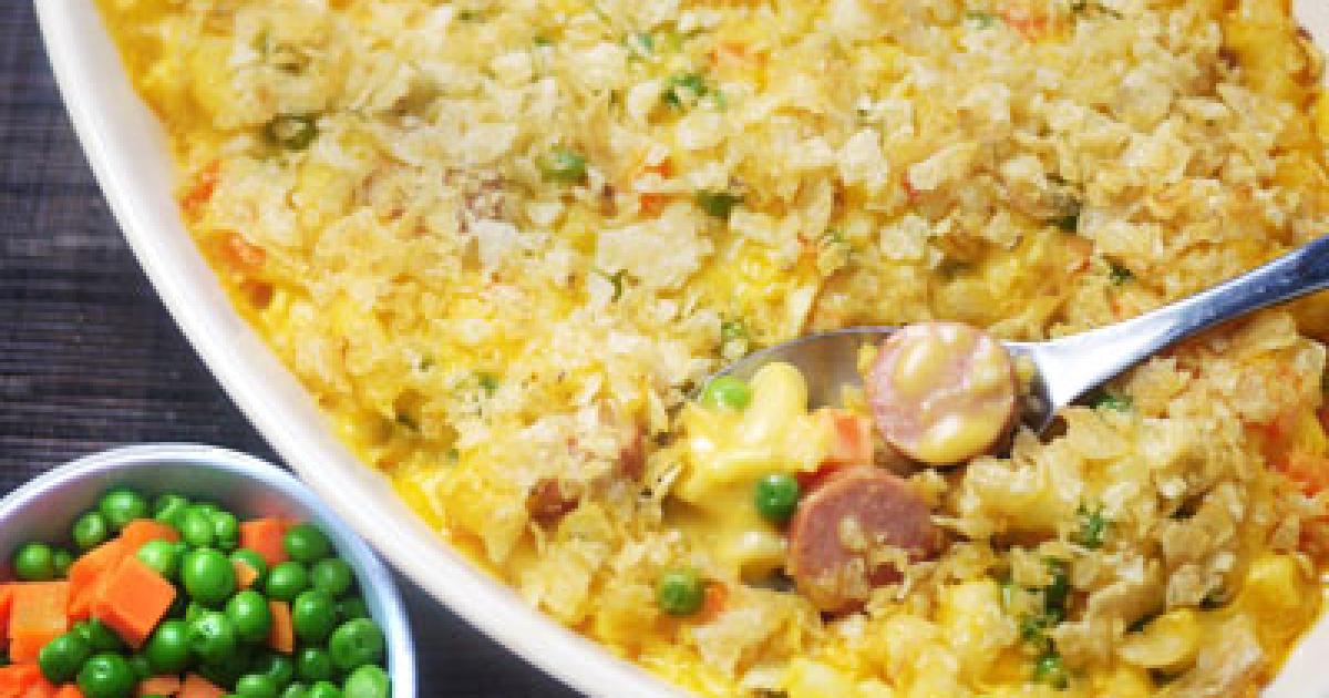 Macaroni and Cheese Hot Dog Casserole STOUFFER'S® Official
