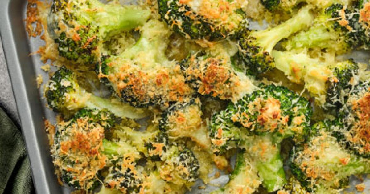 Roasted broccoli with parmesan on sale