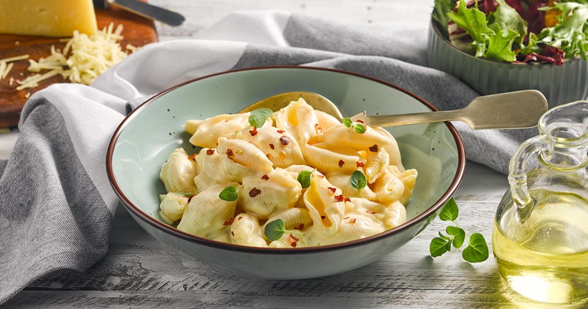 Pasta Shells with Cheese | Official MEDIA CREMA