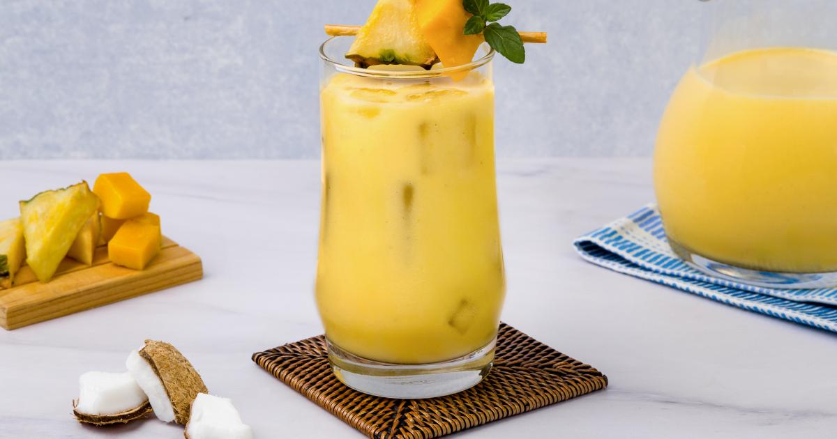 Agua de Mango, Piña y Menta | La Lechera® Oficial