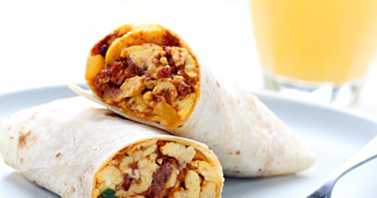 Chorizo Breakfast Burritos GoodNes