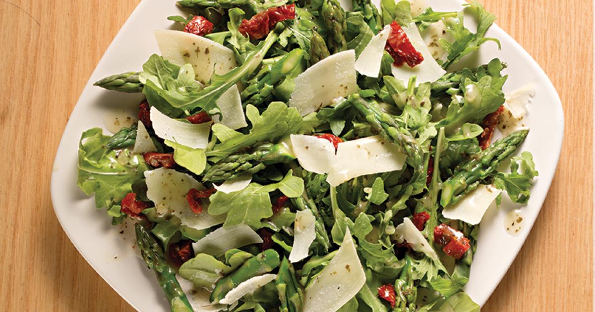 Asparagus and Arugula Salad Recipe Official CPK FROZEN