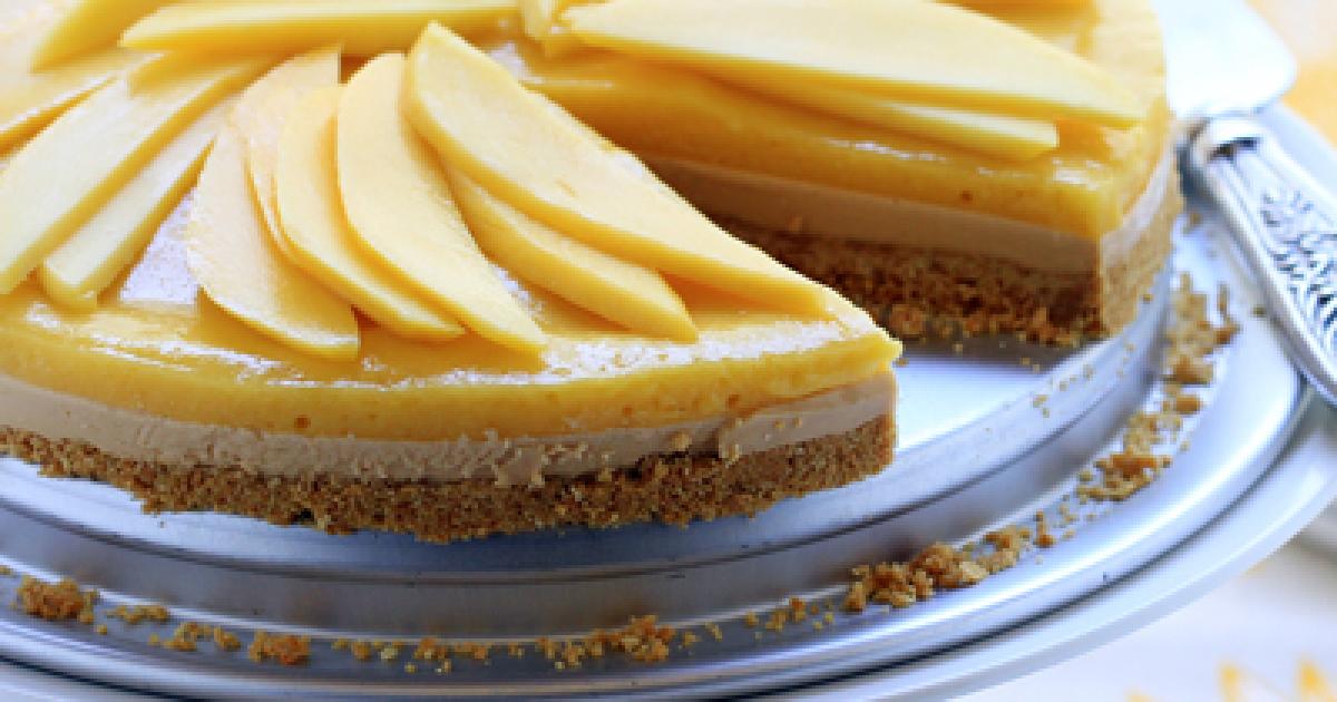 Cheesecake de Mango y Dulce de Leche La Lechera® Oficial