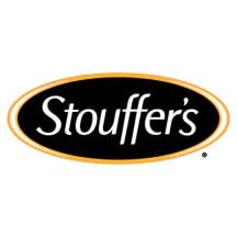 Stouffer's logo in a black and yellow oval shape.
