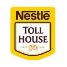 Yellow and white Nestlé Toll House logo.