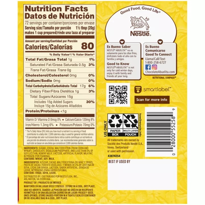 Mexican Chocolate Granulated Mix - 4.23 oz