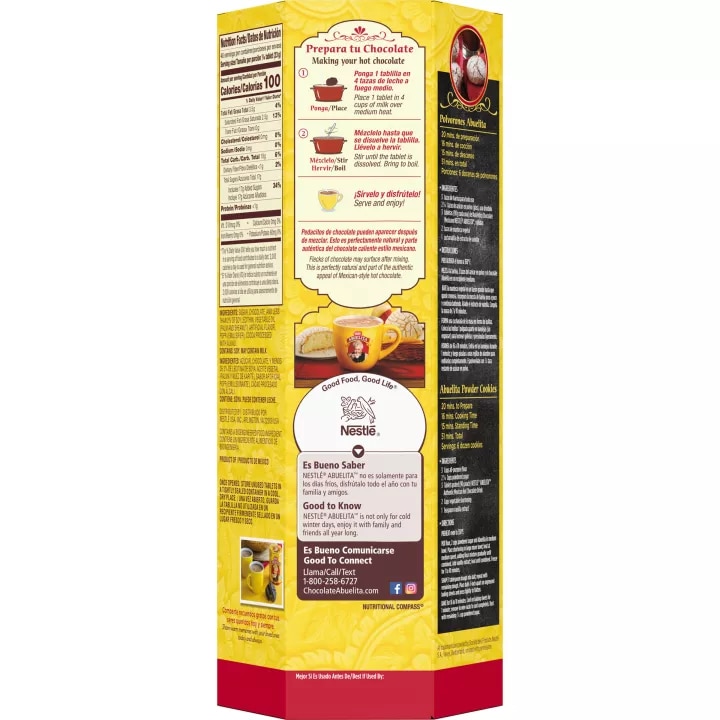 Tabletas para chocolate caliente mexicano - 12 tabletas