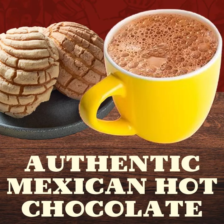Marqueta de mezcla para chocolate caliente mexicano auténtico