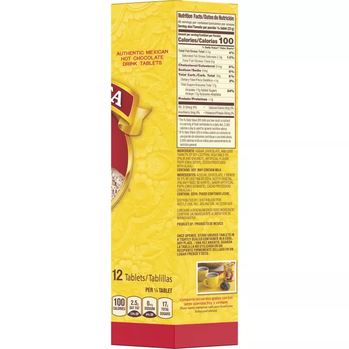 Tabletas para chocolate caliente mexicano - 12 tabletas