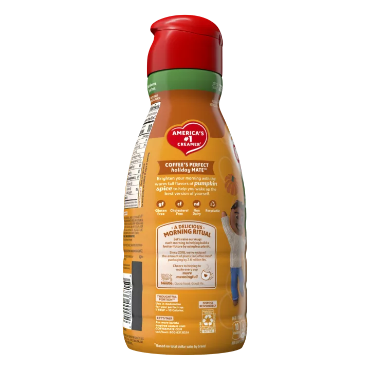 Zero Sugar Pumpkin Spice Non-Dairy Creamer