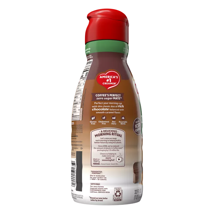 Zero Sugar Chocolate Caramel Liquid Coffee Creamer