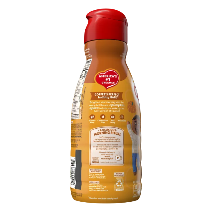 Pumpkin Spice Flavored Coffee Creamer