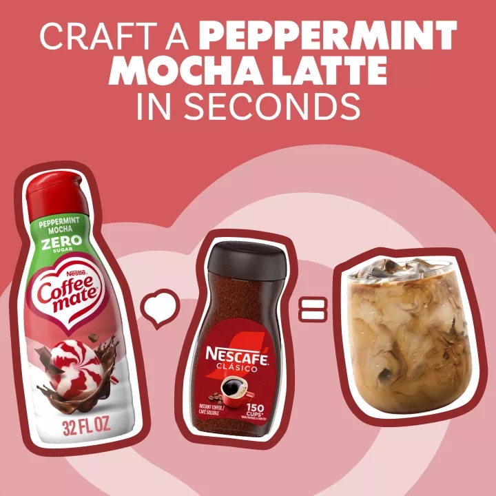 Zero Sugar Peppermint Mocha Liquid Coffee Creamer
