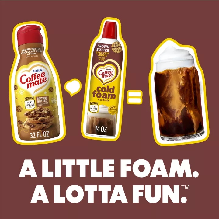 Nestlé Toll House Brown Butter Chocolate Chip Cookie Cold Foam Creamer