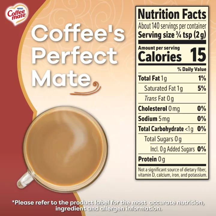 Sugar Free Vanilla Caramel Powder Coffee Creamer
