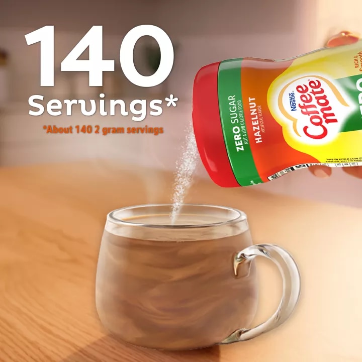 Sugar Free Hazelnut Powder Coffee Creamer