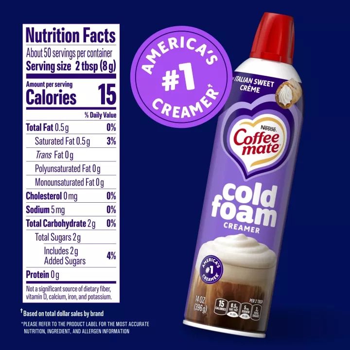 Italian Sweet Crème Cold Foam Creamer