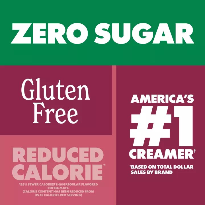 Zero Sugar Cinnamon Roll Flavored Liquid Coffee Creamer