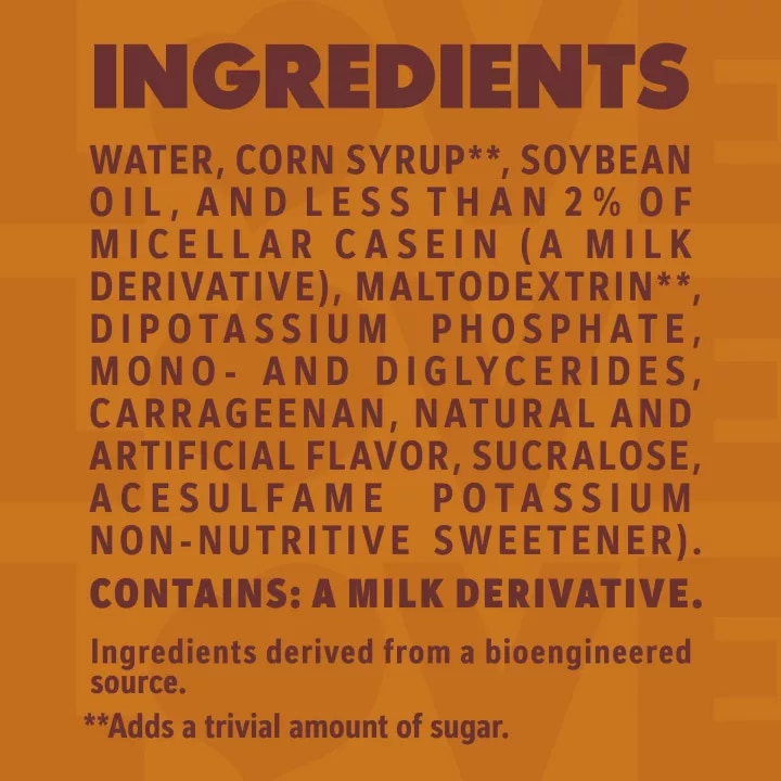 Zero Sugar Chocolate Caramel Liquid Coffee Creamer