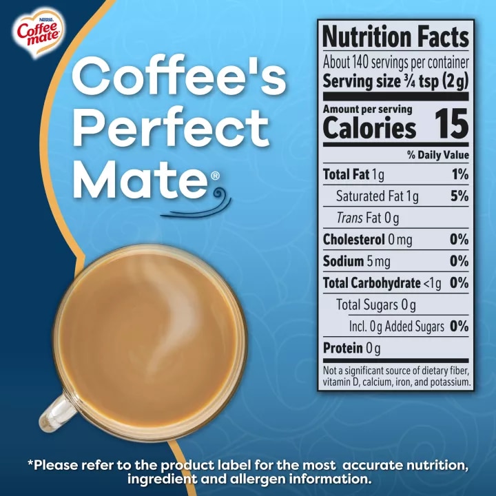 Sugar Free French Vanilla Powder Coffee Creamer