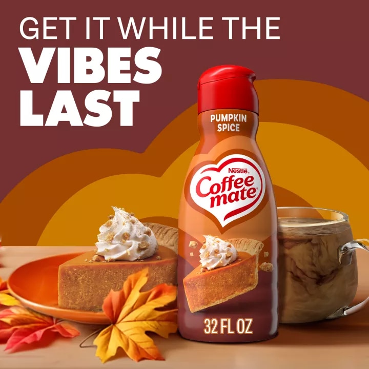 Pumpkin Spice Flavored Coffee Creamer