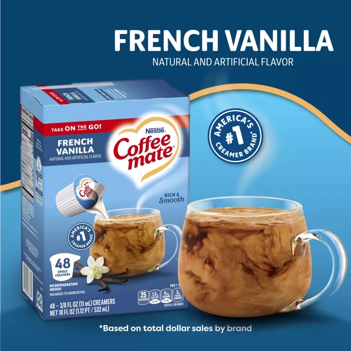 Coffee Mate French Vanilla Single Creamers