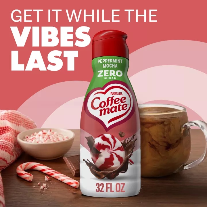 Zero Sugar Peppermint Mocha Liquid Coffee Creamer