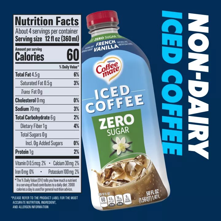 Zero Sugar French Vanilla Iced Coffee