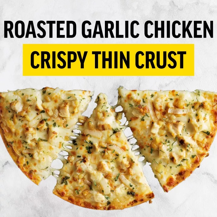 Roasted Garlic Chicken Pizza