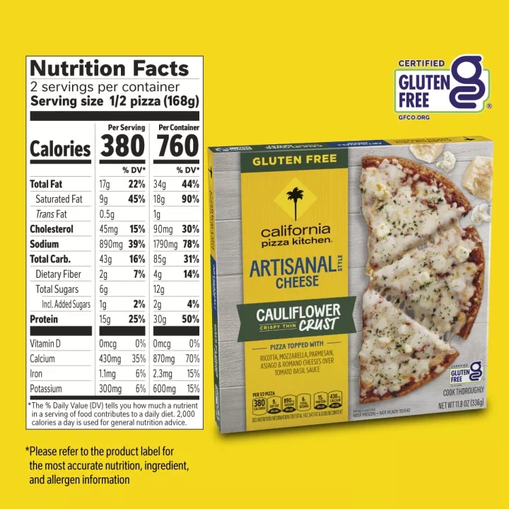 Gluten-Free Artisanal Style Cheese Pizza