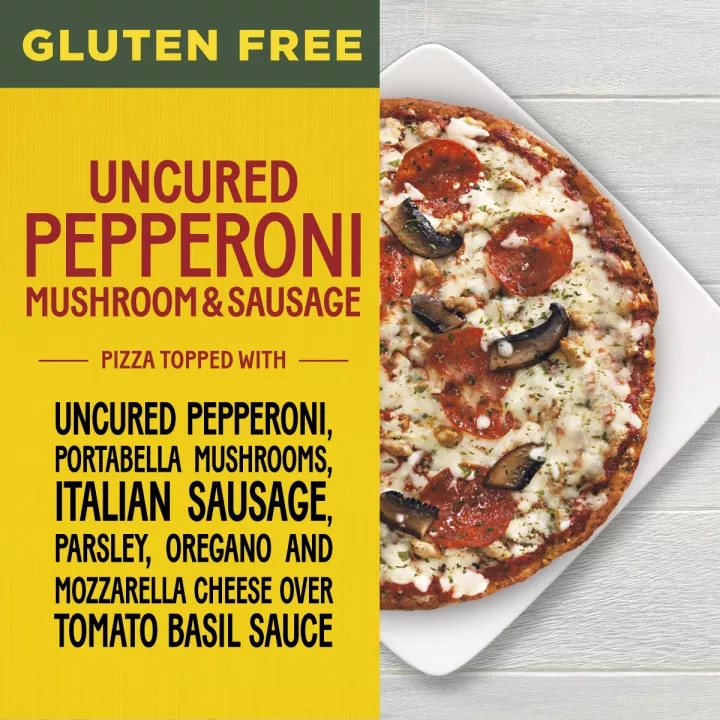 Gluten Free Uncured Pepperoni Pizza
