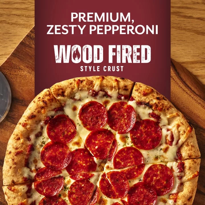 Premium Pepperoni Wood Fired Style Crust Pizza