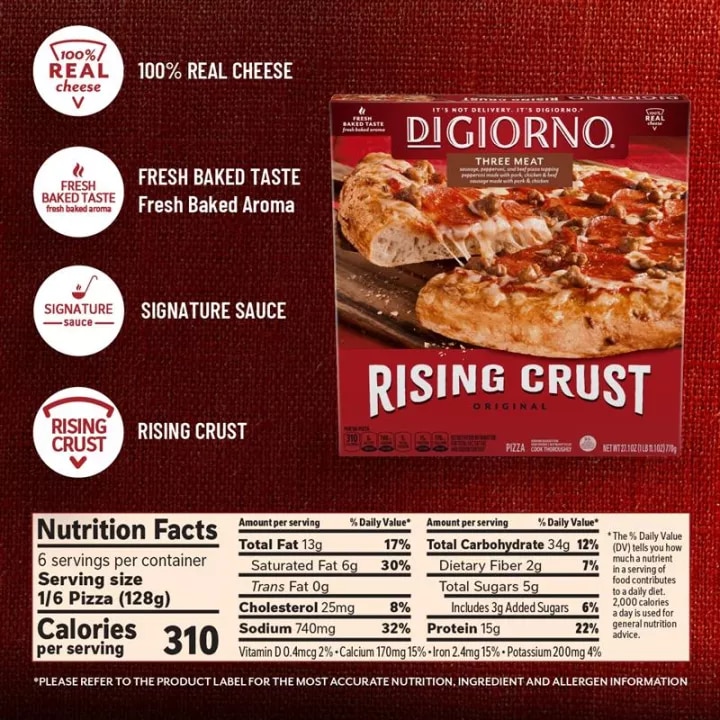 Three Meat Pizza