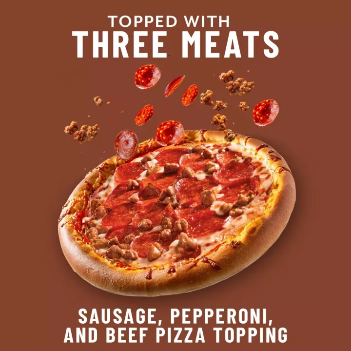 Three Meat Pizza
