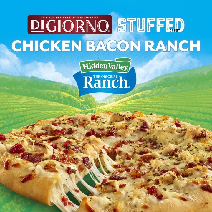 Hidden Valley® Ranch Bacon & Cheese Stuffed Crust | Official DIGIORNO®