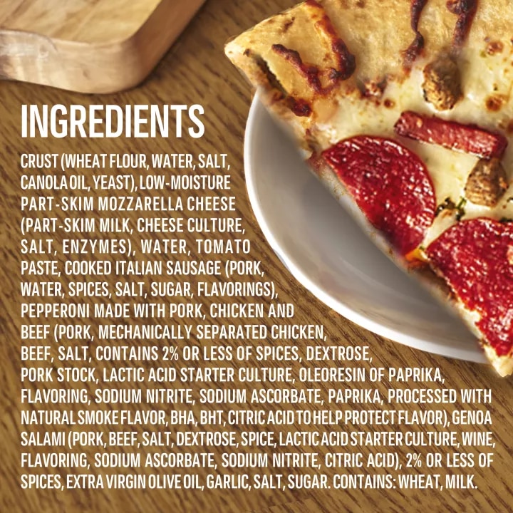 Italian Meat Trio Wood Fired Style Crust Pizza