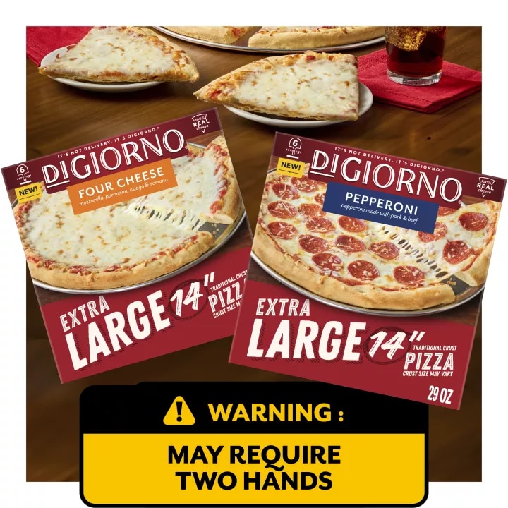 Extra Large Four Cheese Pizza