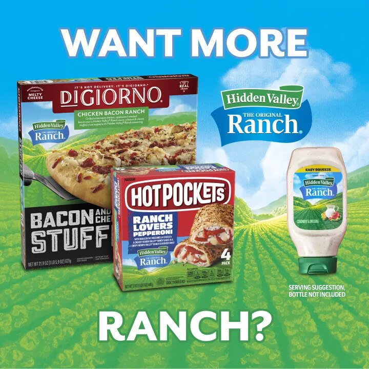 Hidden Valley® Ranch Bacon & Cheese Stuffed Crust | Official DIGIORNO®