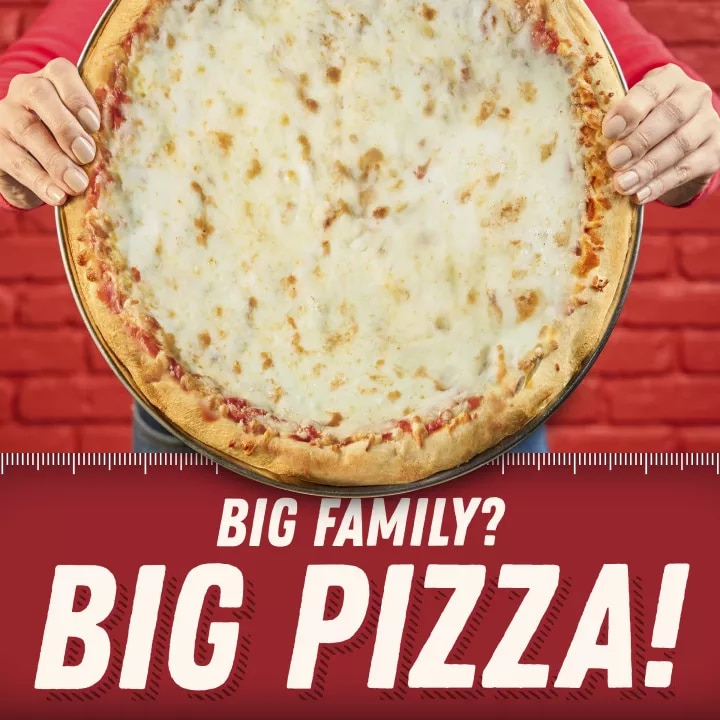 Extra Large Four Cheese Pizza