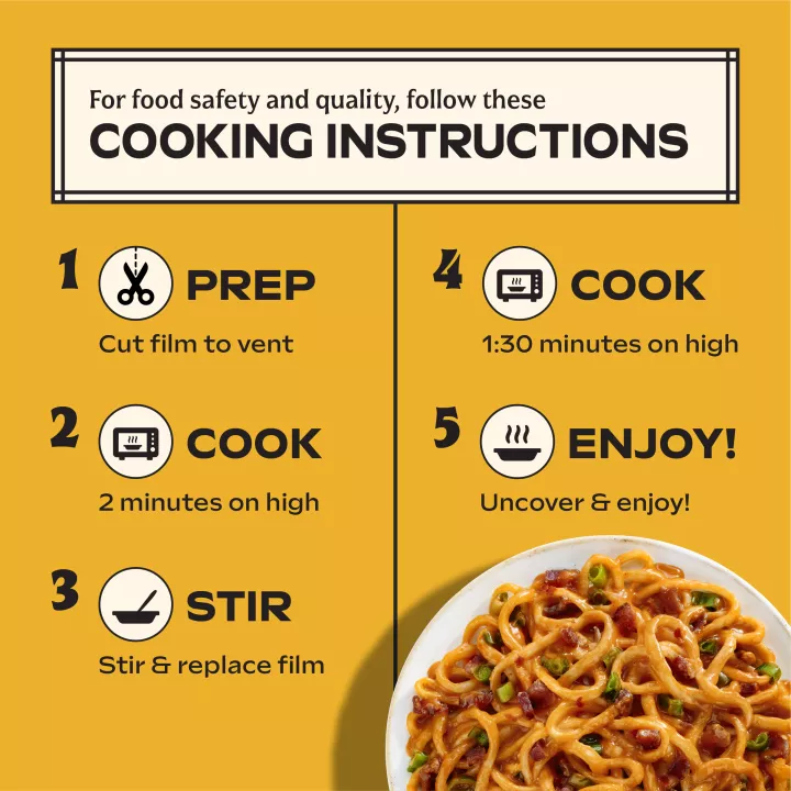 Spicy Gochujang Noodles with Bacon