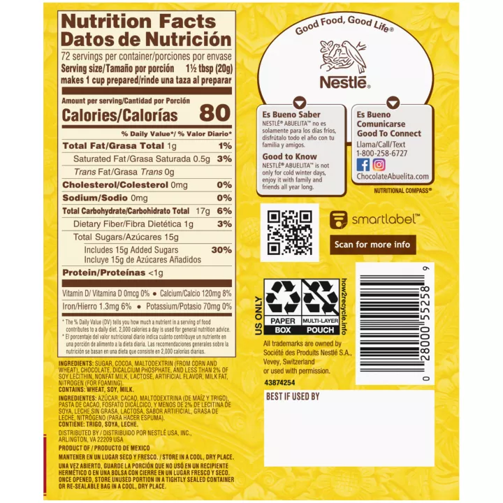 Mexican Chocolate Granulated Mix - 4.23 oz