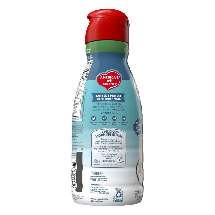 Zero Sugar Coconut Crème Liquid Coffee Creamer